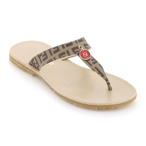 fendi flip flops red|Fendi flip flops for women.